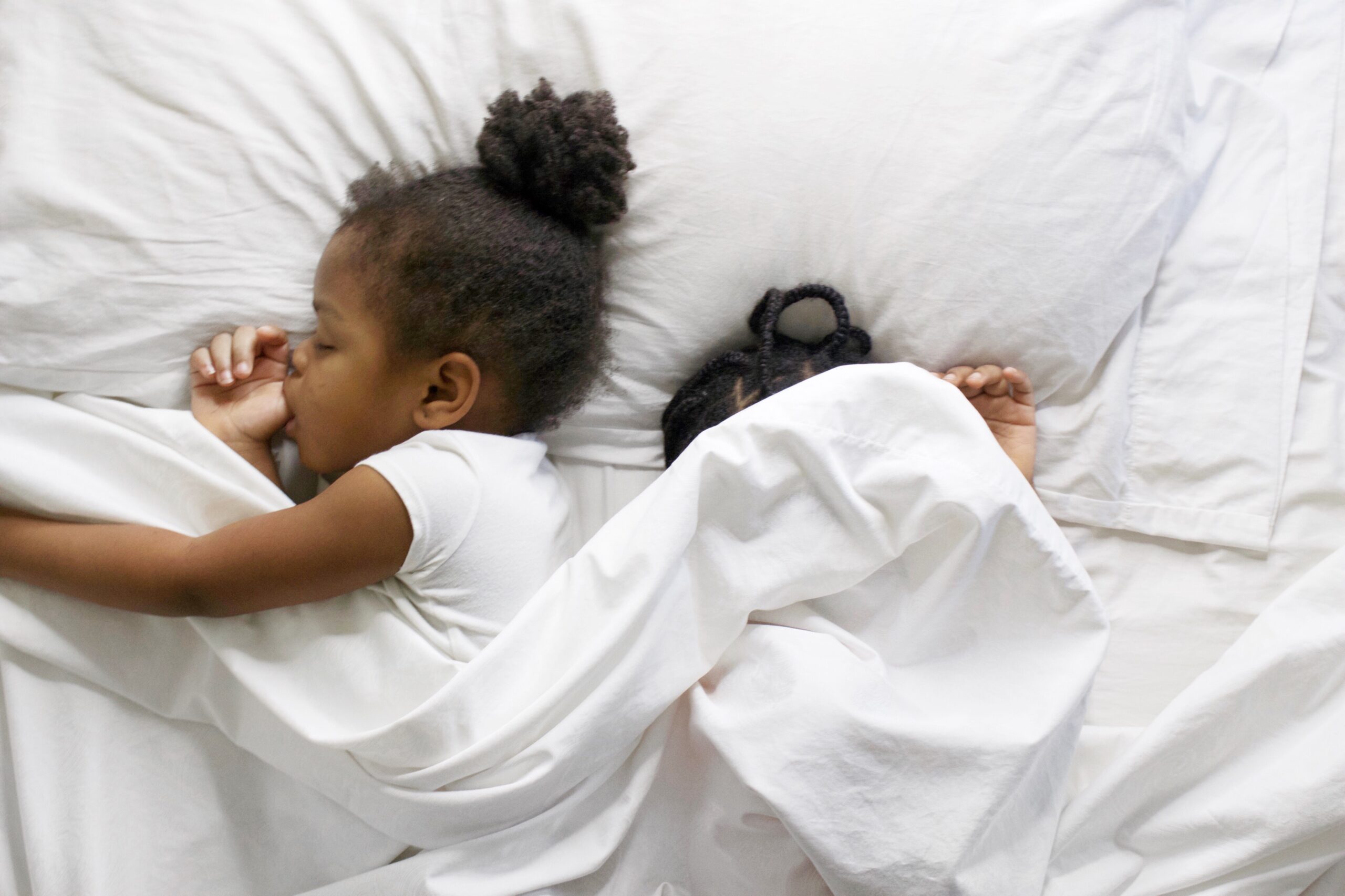 They won't get out of my bed! Getting my toddler to sleep on their own