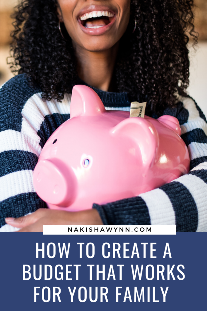 create a budget that works