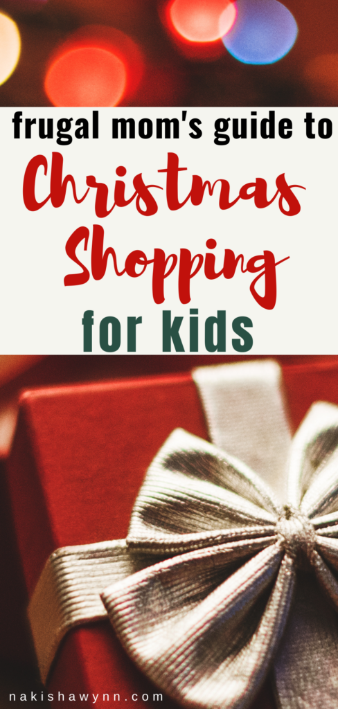 Christmas shopping for sales kids