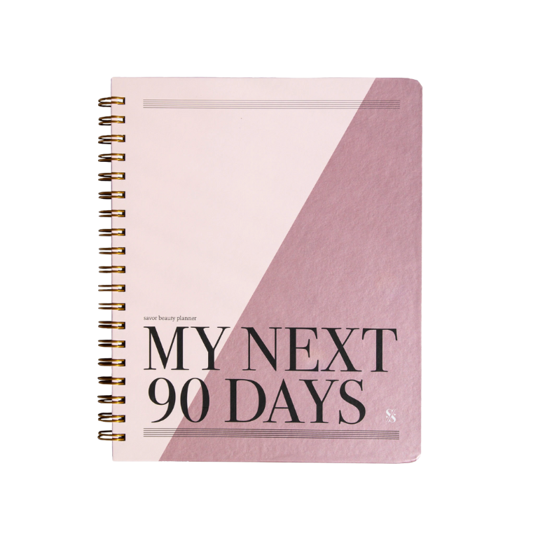 90 day planner Savor beauty planner