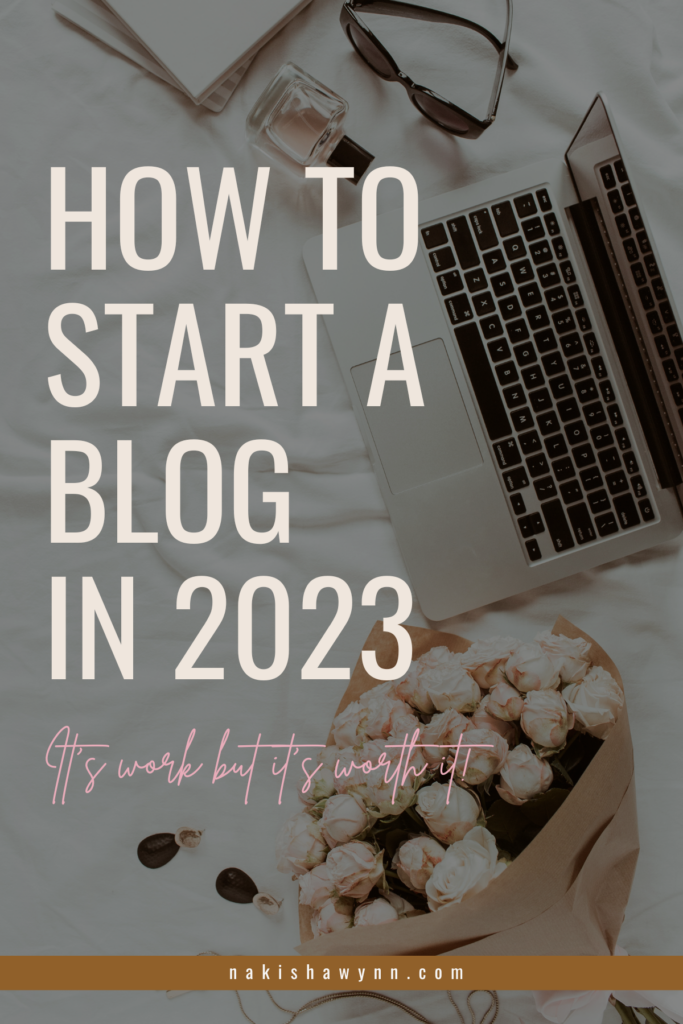 how to start a blog in 2023