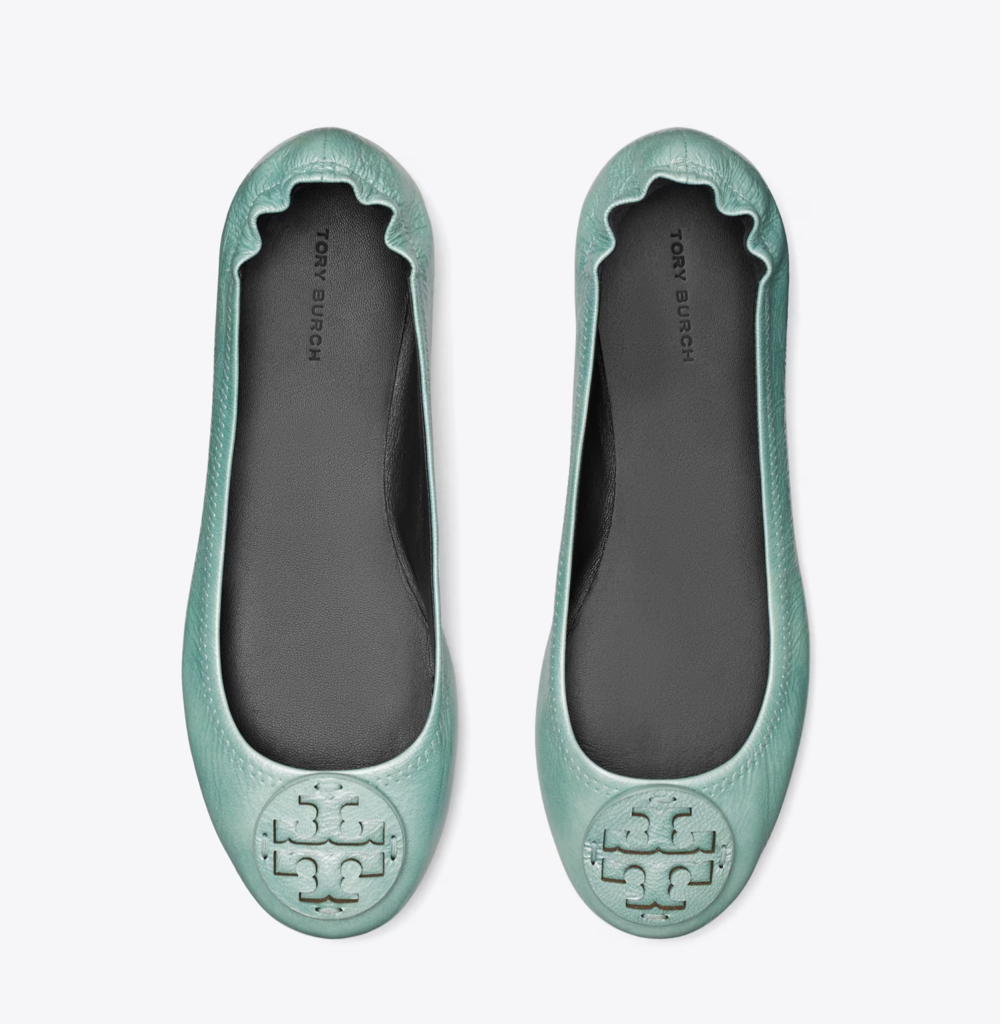 tory burch flats for busy moms
