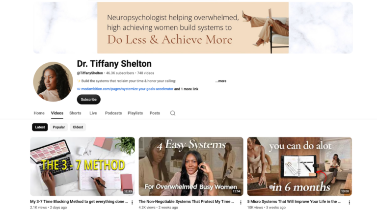 dr tiffany shelton youtube